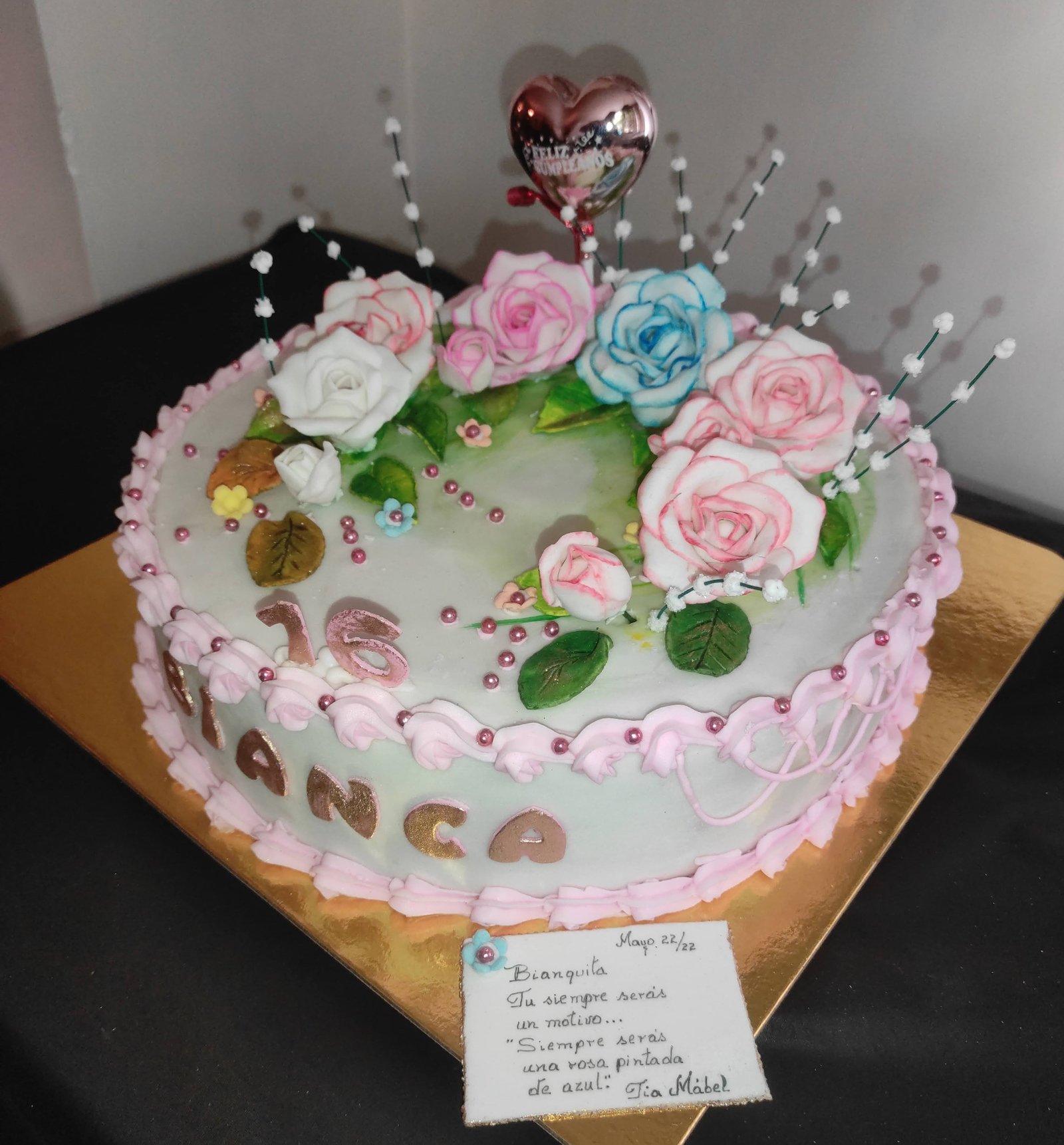 15 años - Rosas variadas.