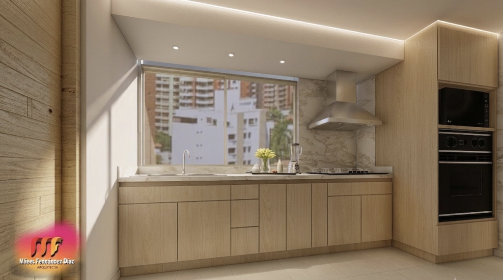 Cocina apartamento – Edificio Diplomat